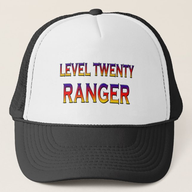 Level twenty ranger trucker hat (Front)