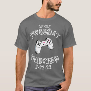 Level Twosday Unlocked Gamer1 T-Shirt