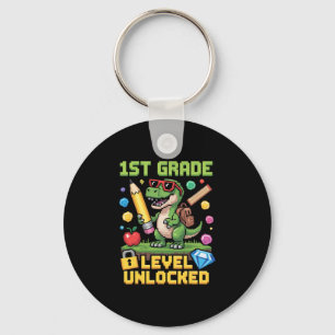 Level Unlocked 1st Grade Dinosaur Ck To School Gam Key Ring