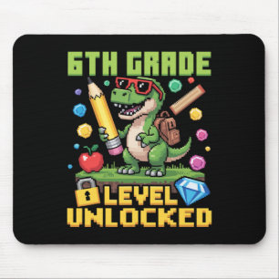 Level Unlocked 6th Grade Dinosaur Ck To School Gam Mouse Pad