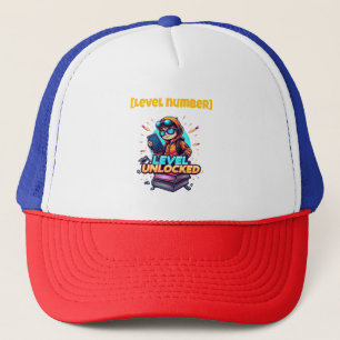 Level Unlocked Gamer School– Customizable Trucker Hat