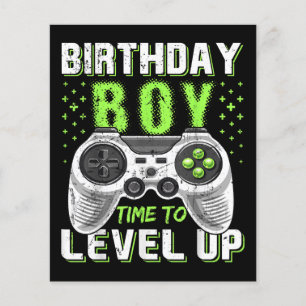 Level Up Birthday Boy Video Game