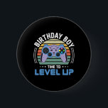 Level Up Birthday Boy Video Game Kids Party  6 Cm Round Badge<br><div class="desc">Level Up Birthday Boy Video Game Kids Party</div>
