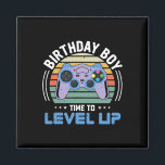 Level Up Birthday Boy Video Game Kids Party  Magnet<br><div class="desc">Level Up Birthday Boy Video Game Kids Party</div>
