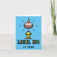 Level Up! Birthday Card