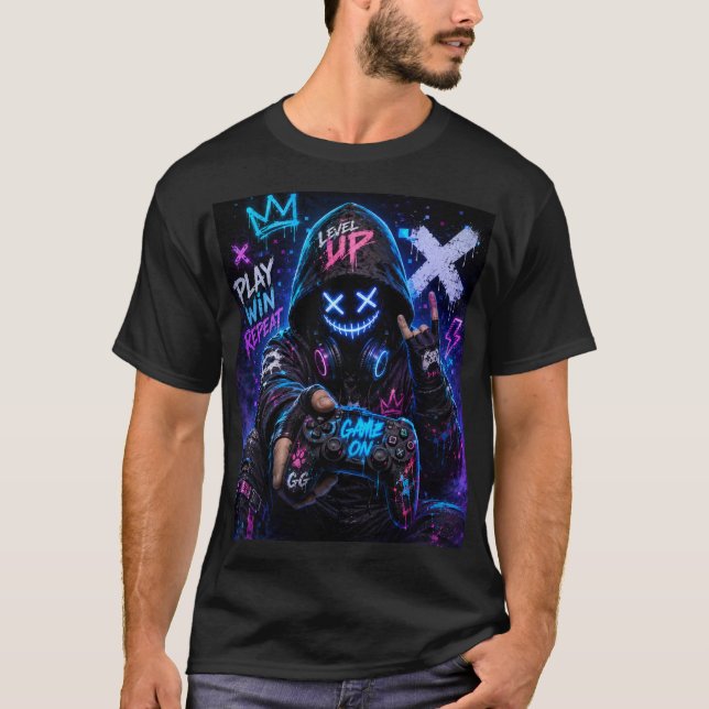 Level up gamer T-Shirt (Front)
