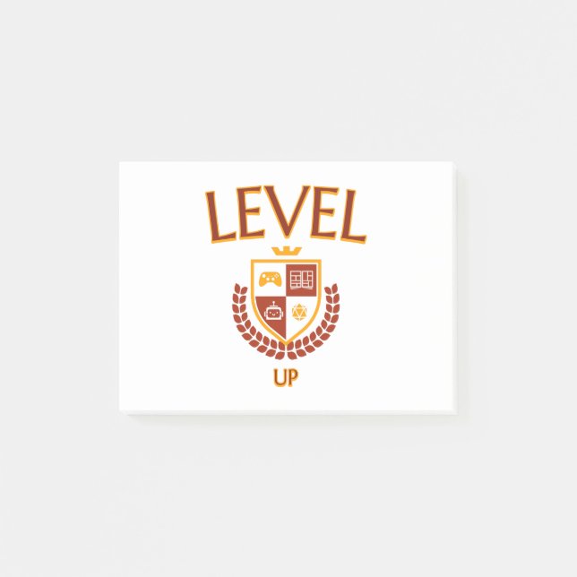 Level Up Post-it Notes (Front)