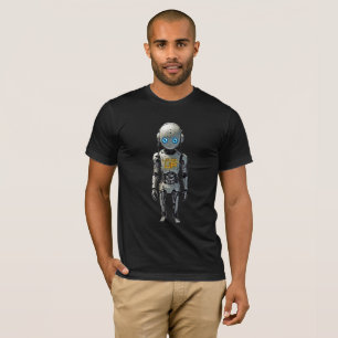 Level Up - Robot with Third Tech Eye T-Shirt
