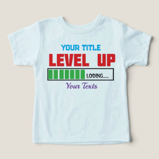 Level Up text with green loading progress