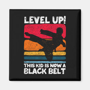 Level Up This Kid Is Now A Black Belt Karate Marti Magnet