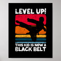 Level Up This Kid Is Now A Black Belt Karate