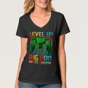 Level Up To Big Brother 2022 Pregnancy Baby Announ T-Shirt
