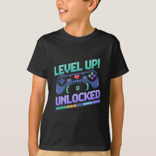 Level Up Unlocked Gaming Trend Kids T-shirt