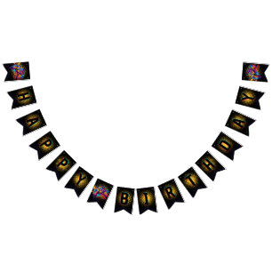 Level Up Video Game Controller Bunting