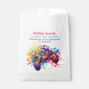 Level Up Video Game Controller Favour Bags