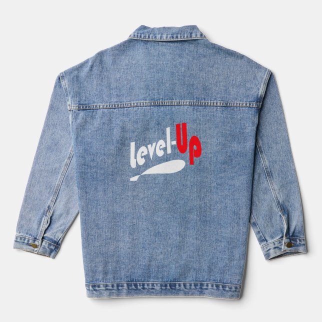 Level-Up xL denim jacket (Back)