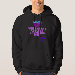 Level Up You Are The Coolest Labrador Mum For Mum Hoodie