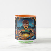 Level up your coffee breaks with this gamer mug