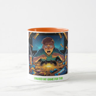 Level up your coffee breaks with this gamer mug