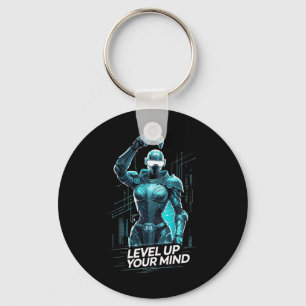 Level Up Your Mind Ai Gamer  Key Ring