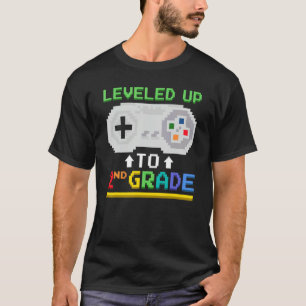 Leveled Up To 2nd Grade Video Game Controller Seco T-Shirt
