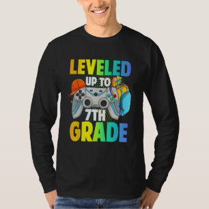 Leveled Up To 7th Grade Video Gamer Back To School T-Shirt