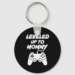 Leveled Up To Mommy Key Ring