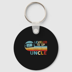 Leveled Up To Uncle Funny Video Gamer First Time U Key Ring