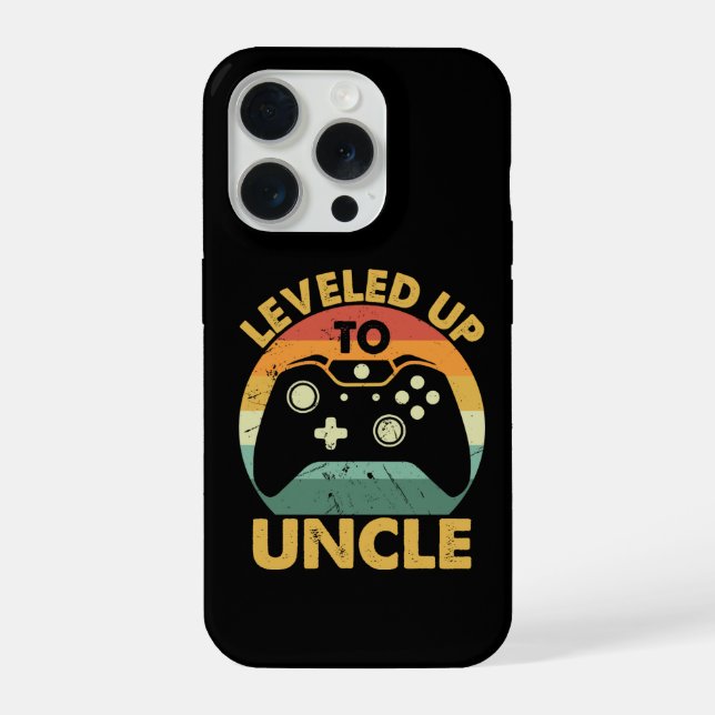 Leveled Up to Uncle iPhone Case (Back)