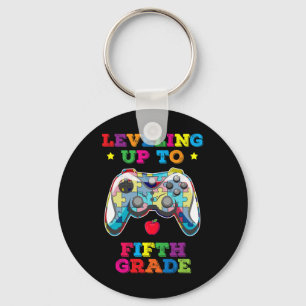 Leveling Up To 5th Grade Autism Gamer Ck To School Key Ring