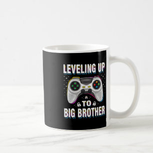 Leveling Up To Big Brother 2025 Funny Gamer Boys K Coffee Mug