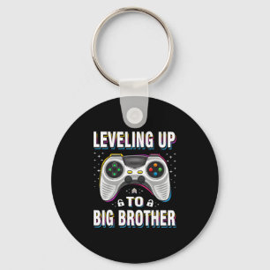 Leveling Up To Big Brother 2025 Funny Gamer Boys K Key Ring