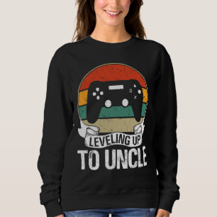 Leveling Up To Uncle Pregnancy Announcement 2023 G Sweatshirt