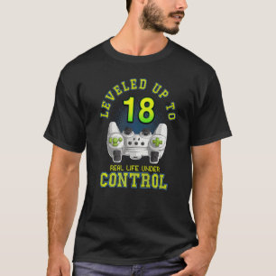 Levelled Up To 18 Gamer 18th Birthday Men Women Bo T-Shirt