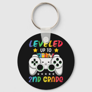 Levelled Up To 2nd Grade Boy Second Grade Crew Bac Key Ring