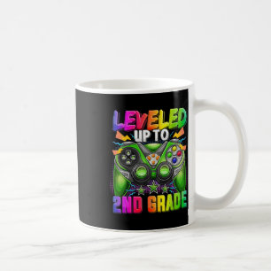 Levelled Up To 2nd Grade Gamer Back To School Firs Coffee Mug