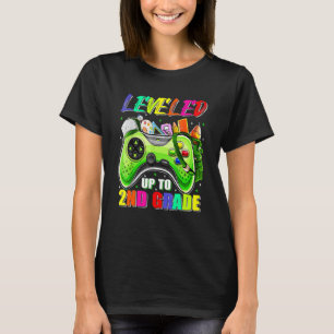 Levelled Up To 2nd Grade Gamer Back To School Firs T-Shirt