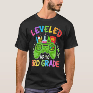 Levelled Up To 3rd Grade Gamer Back To School Firs T-Shirt