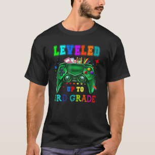 Levelled Up To 3rd Grade Gamer Back To School Firs T-Shirt