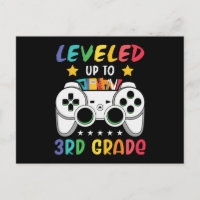 Levelled Up To 3rd Grade Video Game School Gift