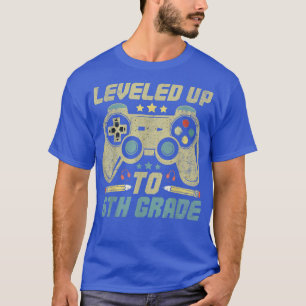 Levelled Up to 6th Grade Back to School Boy Video  T-Shirt