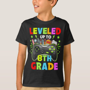 Levelled up to 8th Grade Teacher 8th Grade Back to T-Shirt