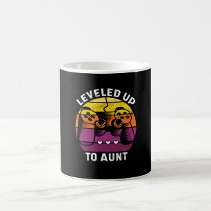 Levelled Up To Aunt Gamer Auntie Coffee Mug