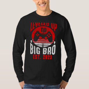 Levelled Up To Big Brother 2023 Soon To Be Big Bro T-Shirt