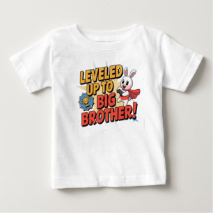 levelled up  to big brother baby T-Shirt