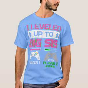 Levelled Up To Big Sister 2023 Cute Im Going To Be T-Shirt
