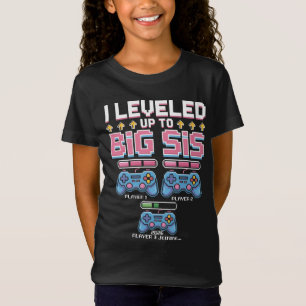 Levelled Up To Big Sister Again 2026 Video Game T-Shirt