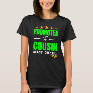 Levelled Up To Cousin 2023 Promoted To Big Cousin  T-Shirt