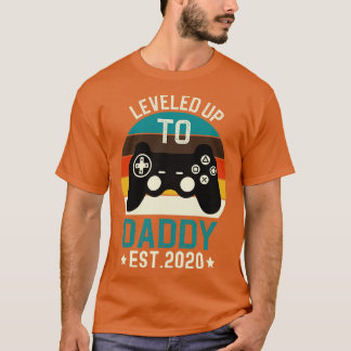 Levelled Up to Daddy Est 2020 T-Shirt