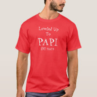 Levelled Up to Papi New Dad Red
